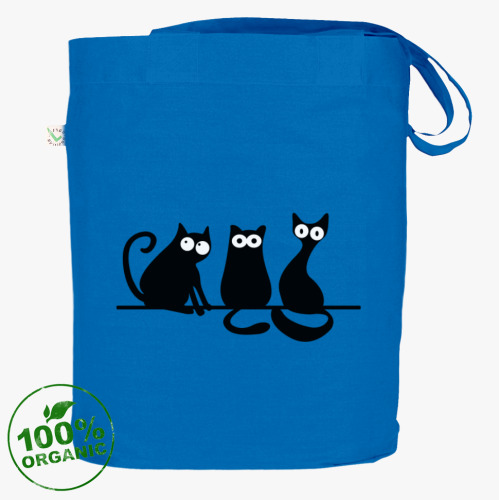 Сумка шоппер с принтом Коты/кошки (cats)