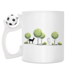 Кружка с футбольным мячиком
