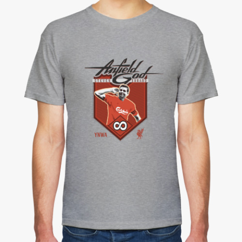 Футболка с принтом Liverpool. Steven Gerrard