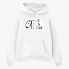 Толстовка худи оверсайз