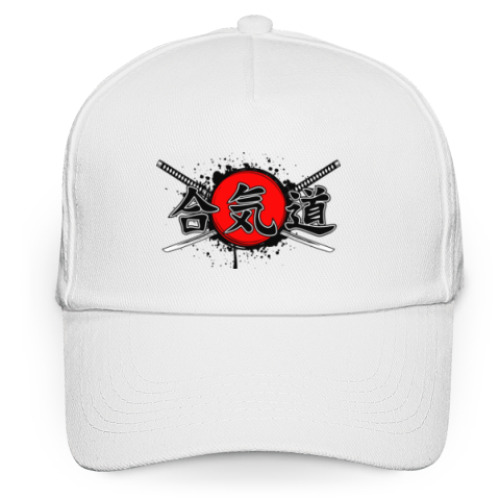 Кепка бейсболка с принтом айкидо