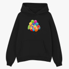 Толстовка худи оверсайз