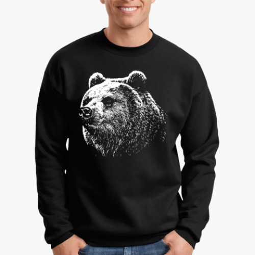 Свитшот с принтом Медведь