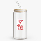 Банка с бамбуковой крышкой