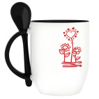 Кружка с ложкой