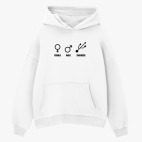 Толстовка худи оверсайз