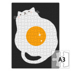 Пазл Кот-яичница