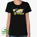 Женская футболка органик