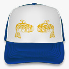 Аляска - узор - две рыбы