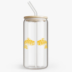 Банка с бамбуковой крышкой