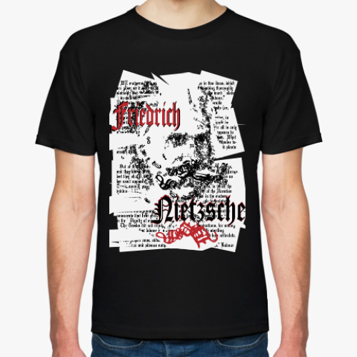 Футболка с принтом Философ Фридрих Ницше