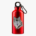 Металлическая бутылка 400 мл UV-DTF