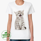 Женская футболка органик