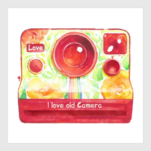 Постер с принтом Полароид