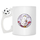 Кружка с футбольным мячиком