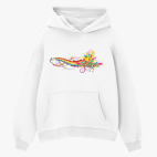 Толстовка худи оверсайз