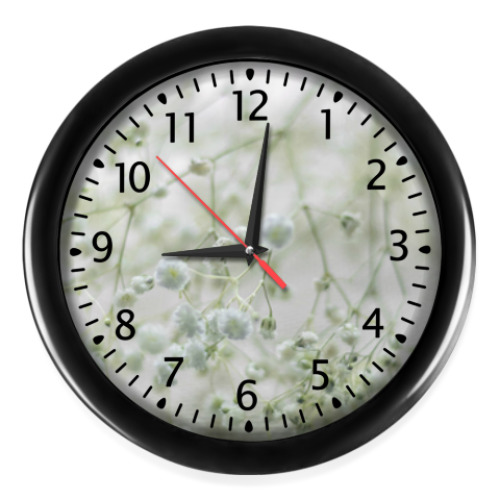 Настенные часы с принтом  White