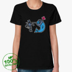 Женская футболка органик