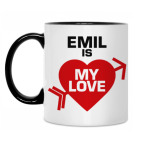 Кружка двухцветная