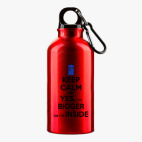 Металлическая бутылка 400 мл UV-DTF