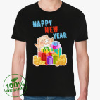 Мужская футболка органик