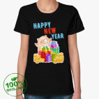 Женская футболка органик