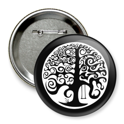 Значок 75мм с принтом Deadwood