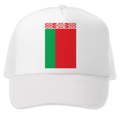 Кепка-тракер с принтом Белорусский Флаг