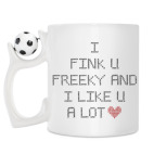 Кружка с футбольным мячиком