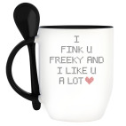 Кружка с ложкой