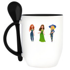 Кружка с ложкой