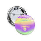 Значок 37 мм Cold sunset