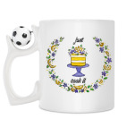 Кружка с футбольным мячиком