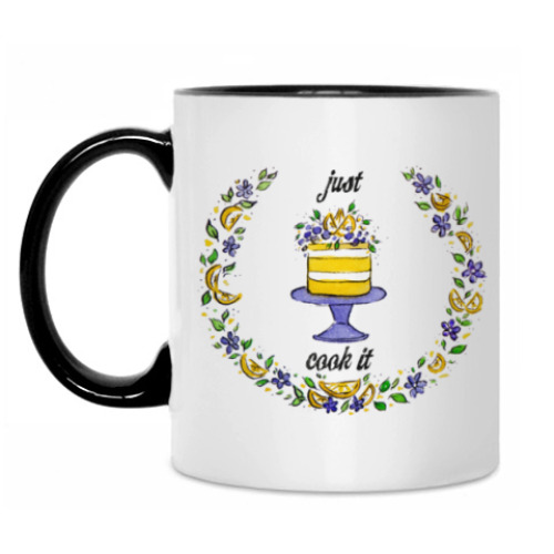 Кружка с принтом Just cook it!