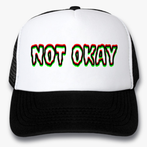 Кепка-тракер Not Okay
