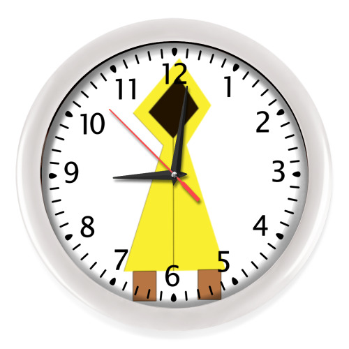 Настенные часы с принтом Little Nightmares