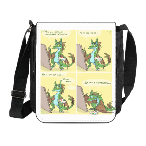 Сумка на плечо (мини-планшет) с принтом DragonMini