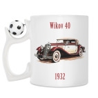 Кружка с футбольным мячиком