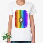 Женская футболка органик