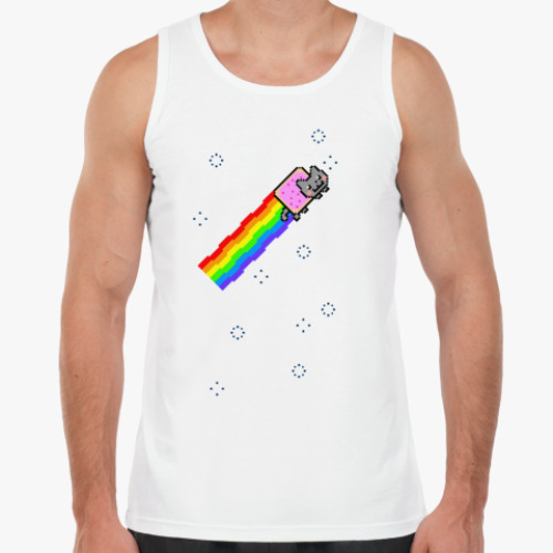 Майка с принтом  Nyan Cat