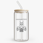 Банка с бамбуковой крышкой