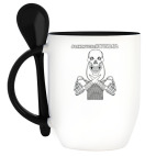 Кружка с ложкой