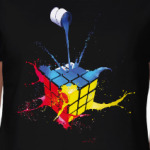 Кубик Рубика и краски