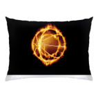 Подушка 47x35 см с цветной обратной стороной Баскетбольный мяч