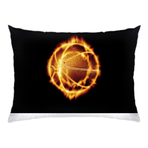 Подушка с принтом Баскетбольный мяч