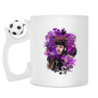 Кружка с футбольным мячиком