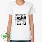 Женская футболка органик