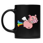 Кружка цветная UV-DTF