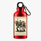 Металлическая бутылка 400 мл UV-DTF