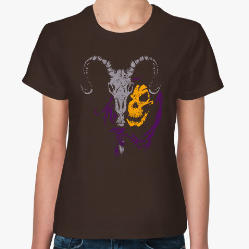 Женская футболка с принтом Скелетор